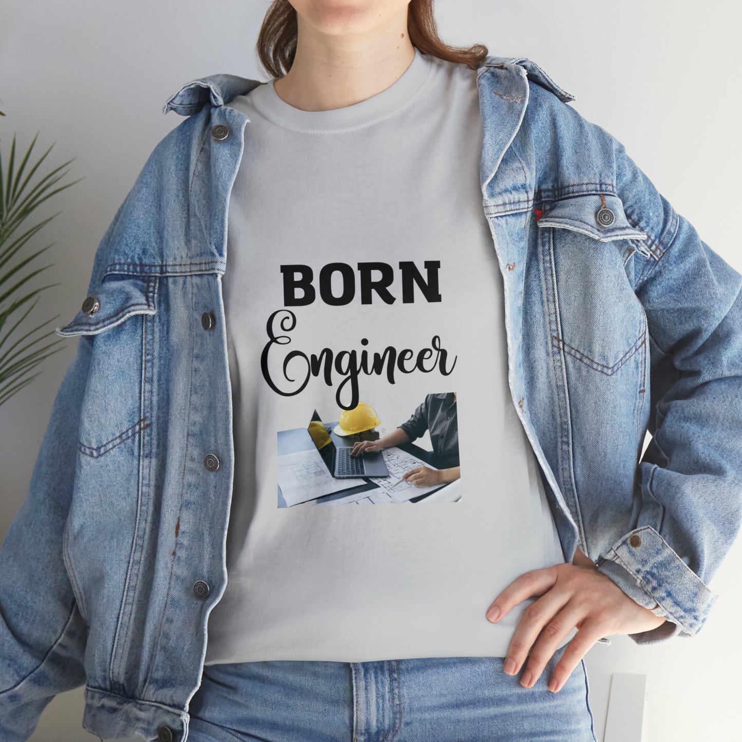 Born Engineer Unisex Heavy Cotton Tee