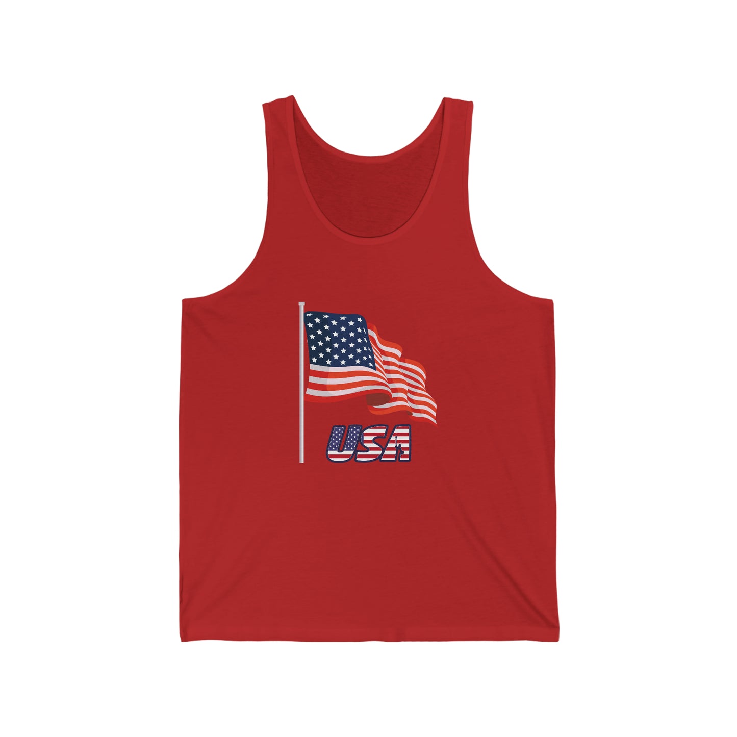 Unisex Jersey Tank, 4th of July Tank Top| Stars and Stripes Tees | Independence Day Tank Top | Freedom Tank Top | Patriotic Tank Top | Memorial Day Tank Top