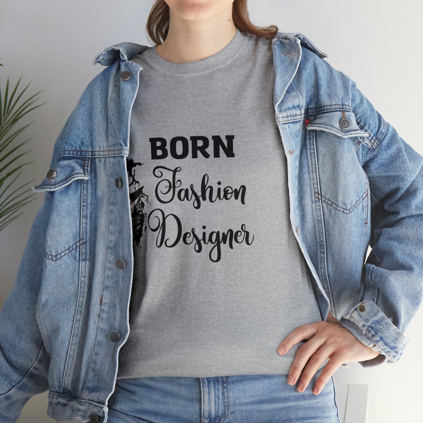 Born Fashion Designer Unisex Heavy Cotton Tee