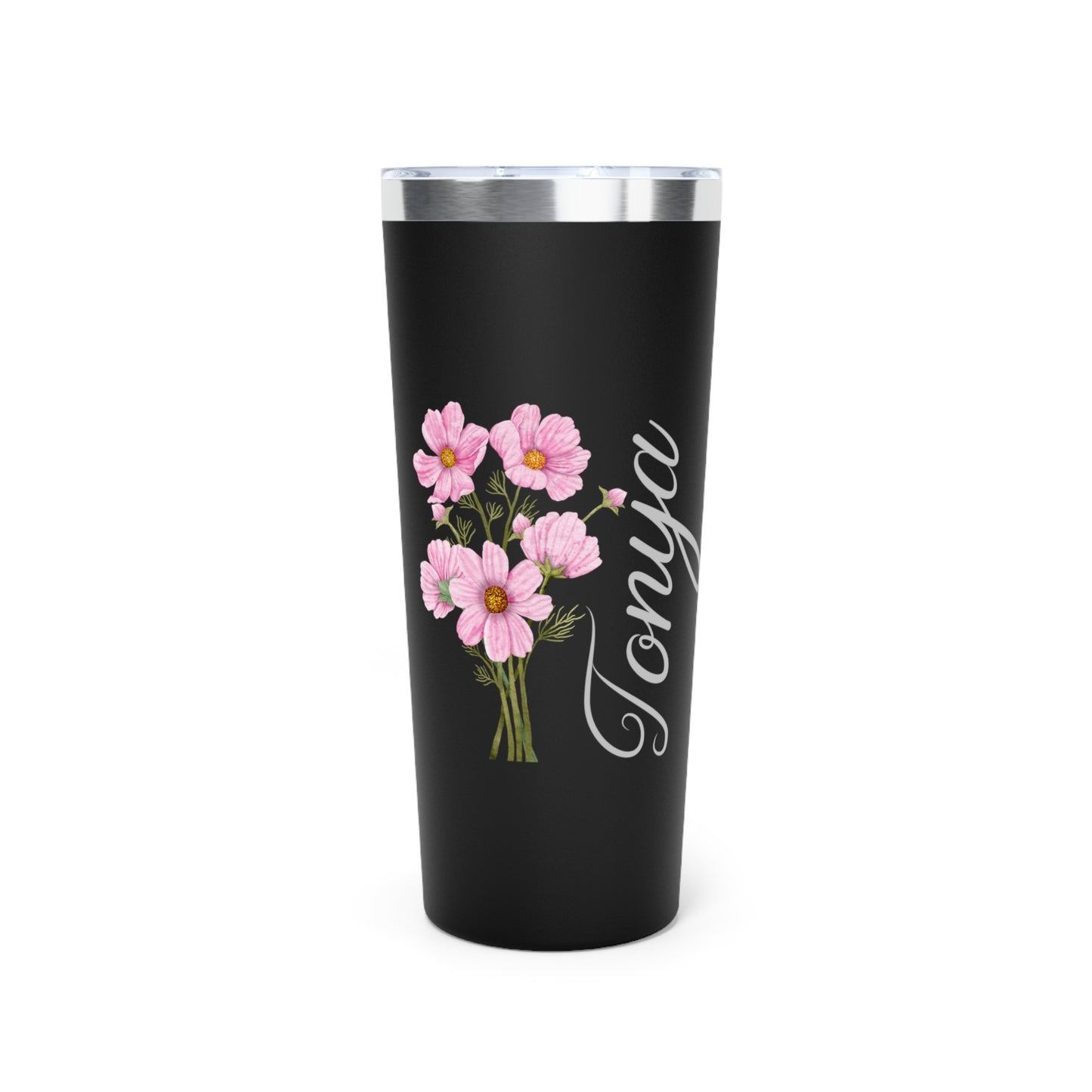 October Personalized Birth Flower Tumbler, Personalized Birth Flower Coffee Cup With Name, Gifts for Her, Bridesmaid Proposal, Party Favor