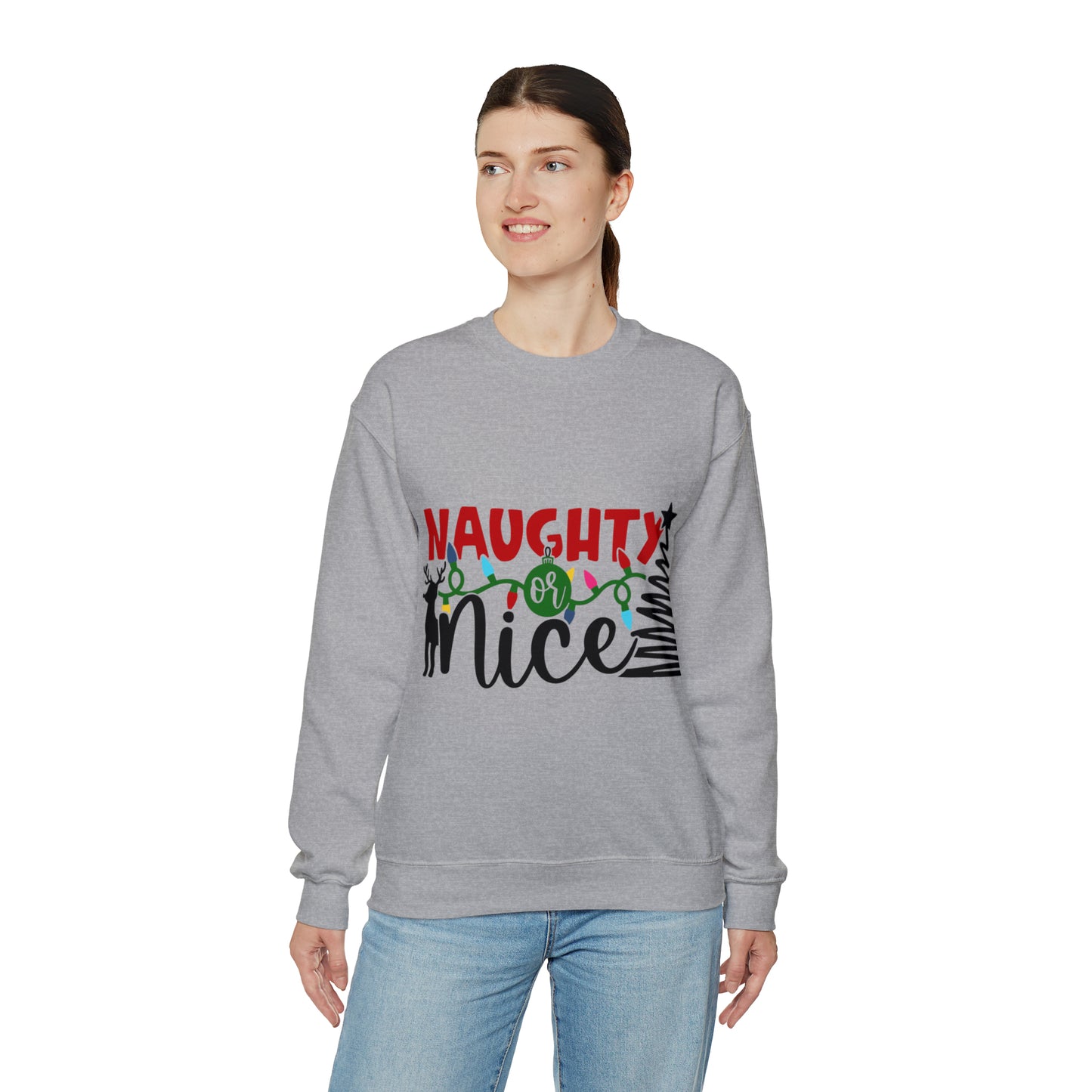 Naughty or Nice Unisex Heavy Blend™ Crewneck Sweatshirt
