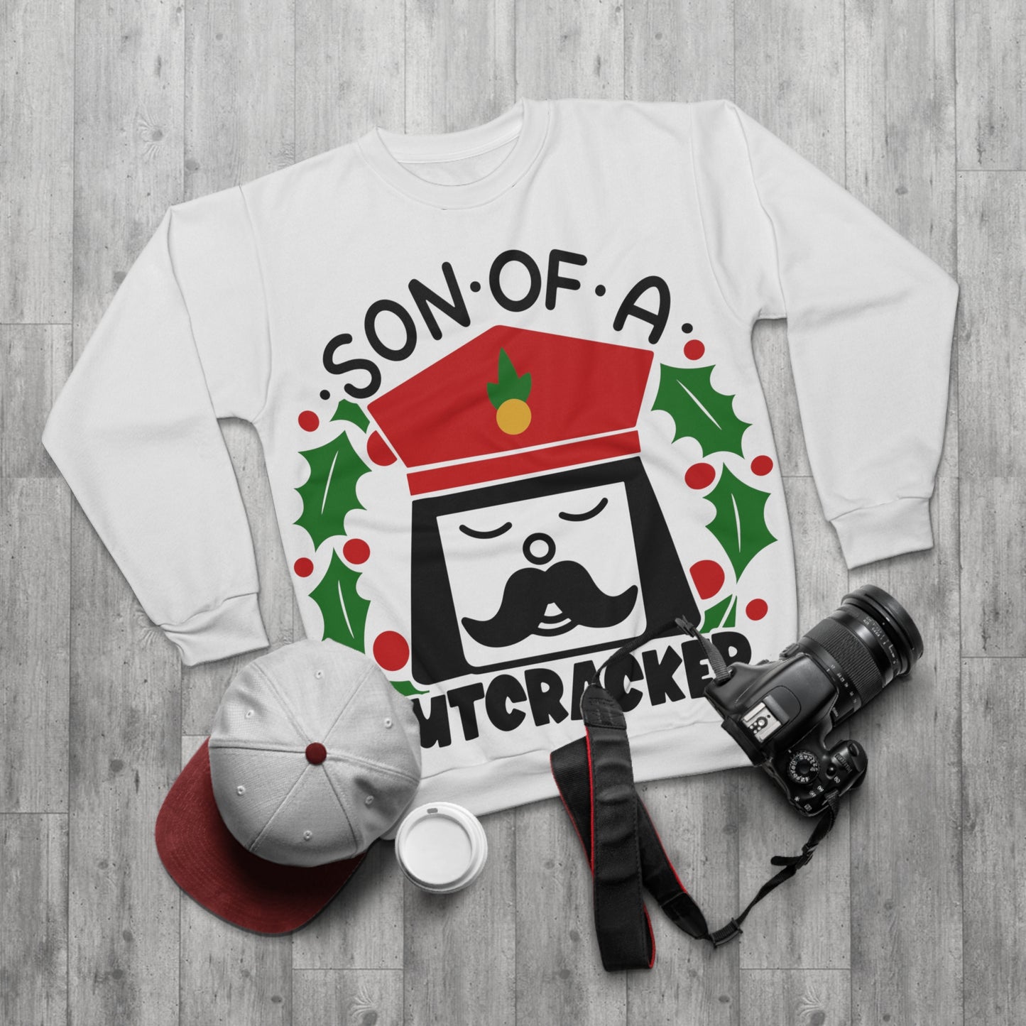 Son Of A Nutcracker Unisex Sweatshirt, Nutcracker Holiday Shirt, Ugly Sweatshirt, Elf Christmas Shirt, Xmas Tee, Ugly Christmas Tee