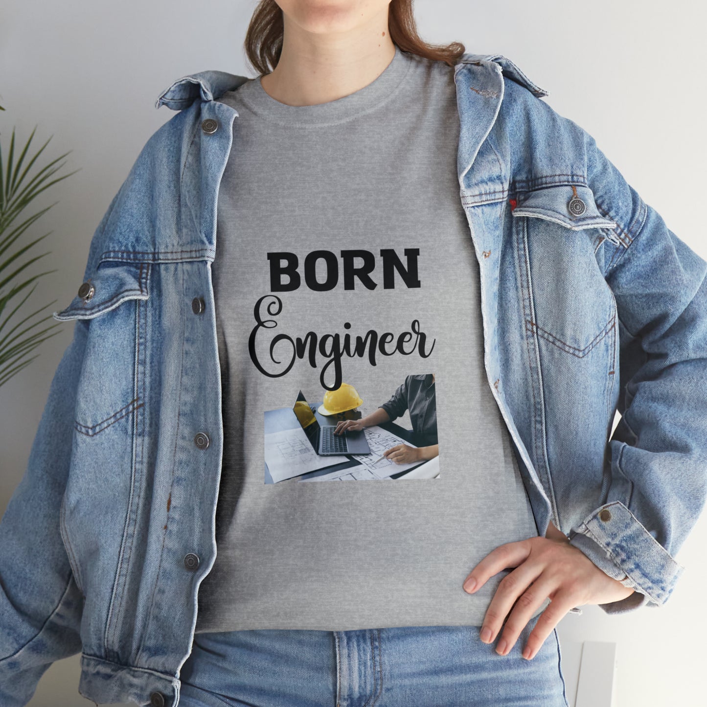 Born Engineer Unisex Heavy Cotton Tee