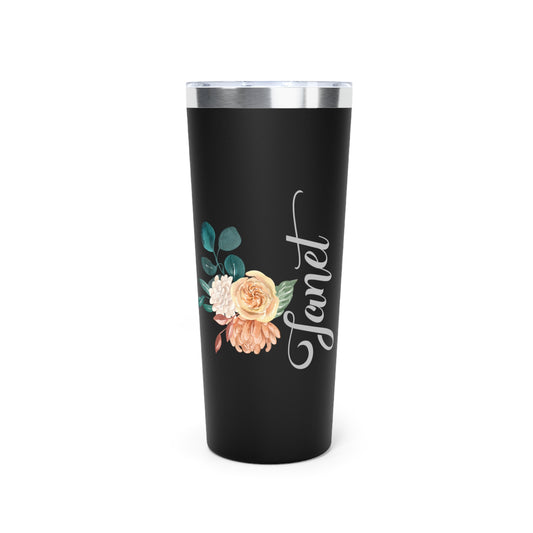 November Personalized Birth Flower Tumbler, Personalized Birth Flower Coffee Cup With Name, Gifts for Her, Bridesmaid Proposal, Party Favor