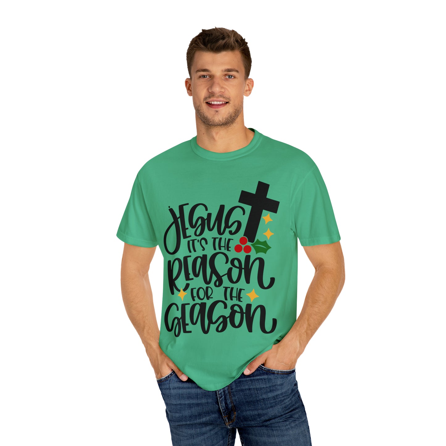 Jesus is the Reason for the Season T-Shirt, Christmas Christian Gift, Religious Christian Christmas Faith Shirt, Christmas Jesus Quotes