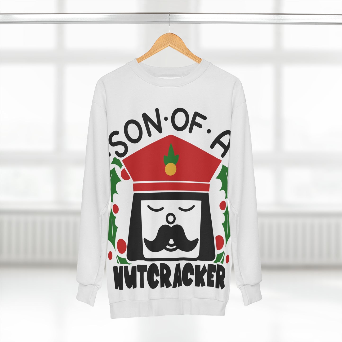Son of a nutcracker Unisex Sweatshirt (AOP)