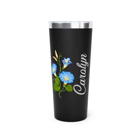 September Personalized Birth Flower Tumbler, Personalized Birth Flower Coffee Cup With Name, Gifts for Her, Bridesmaid Proposal, Party Favor