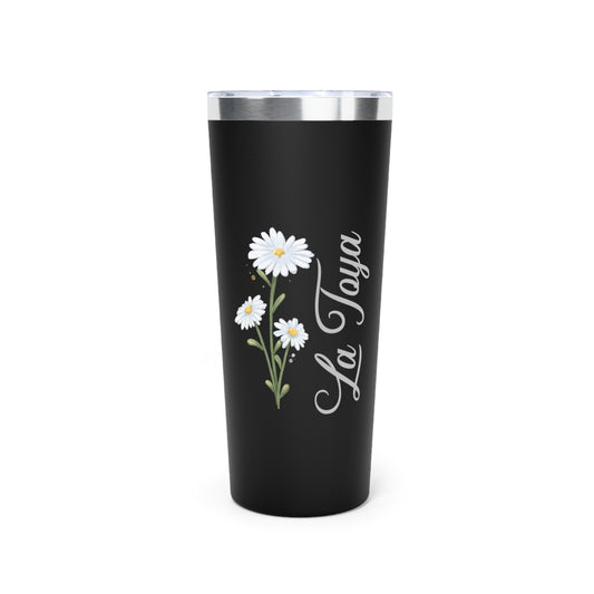 April Personalized Birth Flower Tumbler, Personalized Birth Flower Coffee Cup With Name, Gifts for Her, Bridesmaid Proposal, Party Favor