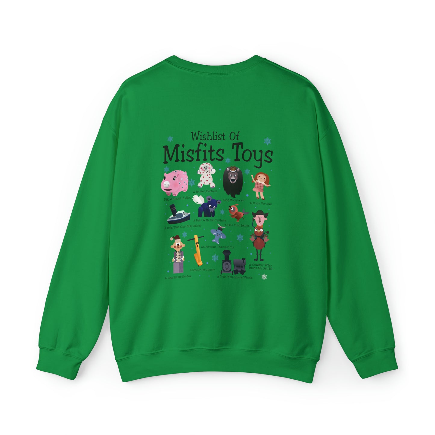 Misfit Toys Christmas Sweatshirt, Misfit Sweatshirt, Christmas Sweatshirt Gifts, Unisex Heavy Blend™ Crewneck Sweatshirt