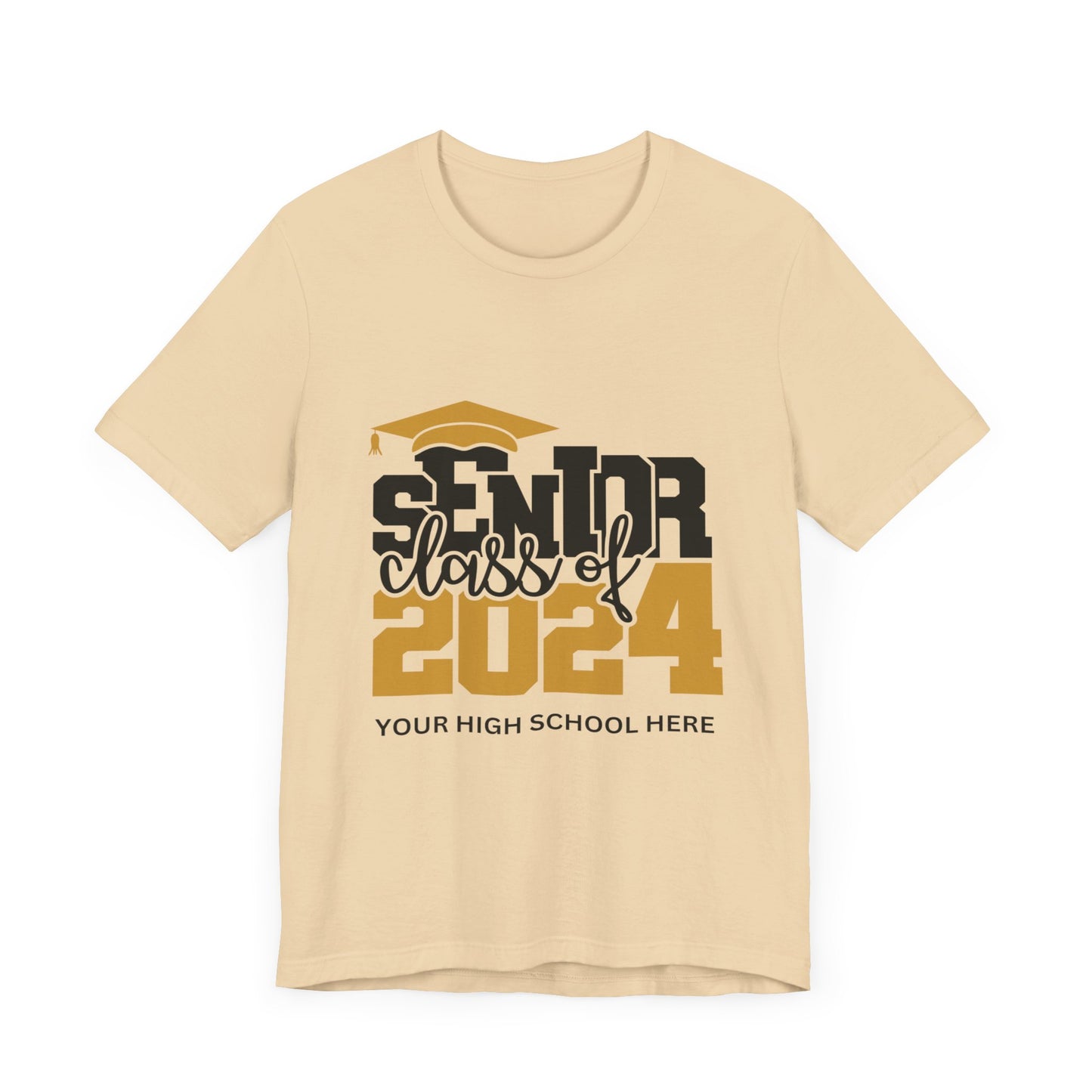 Senior 2024 Shirt, Graduation 2024 Shirt, Senior Gift Graduation, Graduation Back and Front Shirt, School Shirt, Back To School Gift