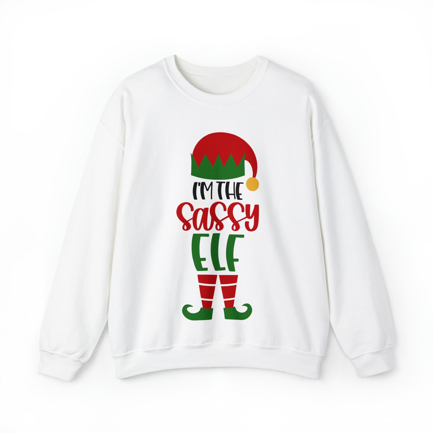 I'm the Sassy Elf Unisex Heavy Blend™ Crewneck Sweatshirt