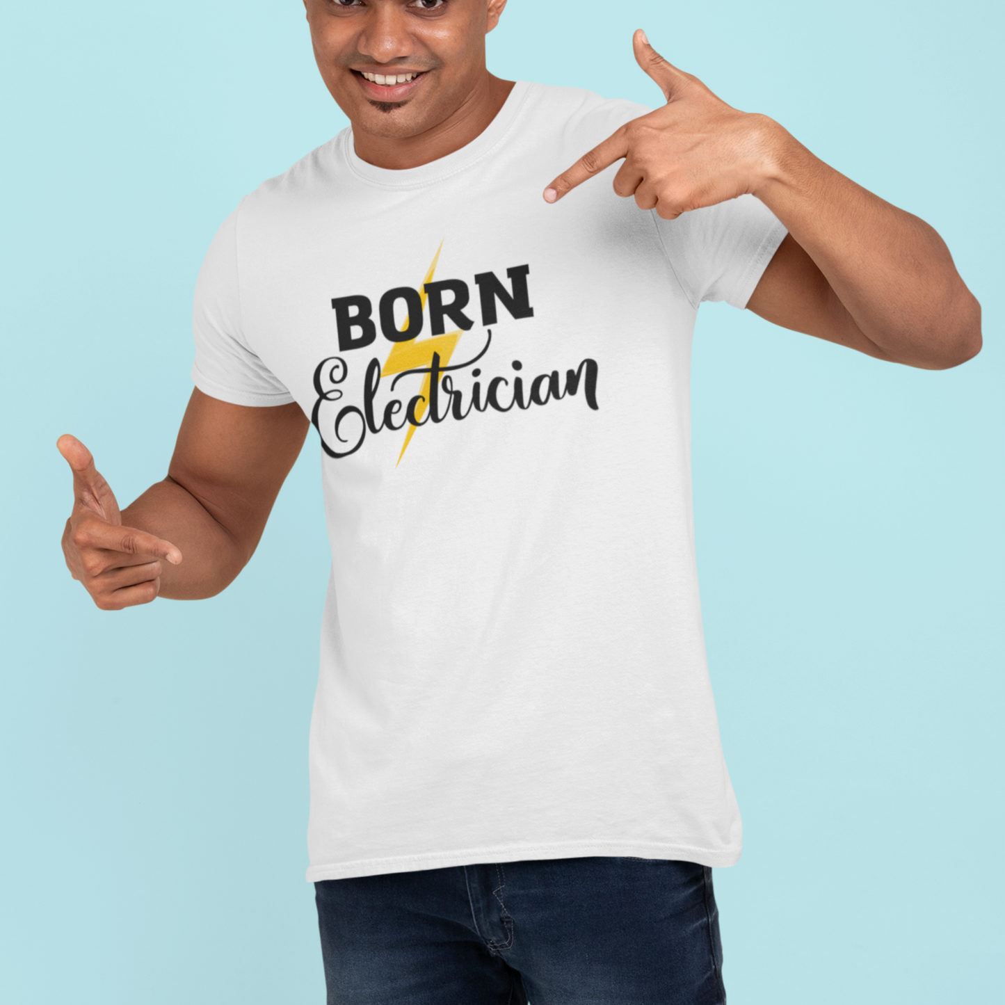 Born Electrician Unisex Tee, Electrician Husband Gift, Electrician Shirt, Electrician Gift, Electrician Shirts, Electrician Dad, Electrician T Shirt, Electrical Engineer Electrical Worker