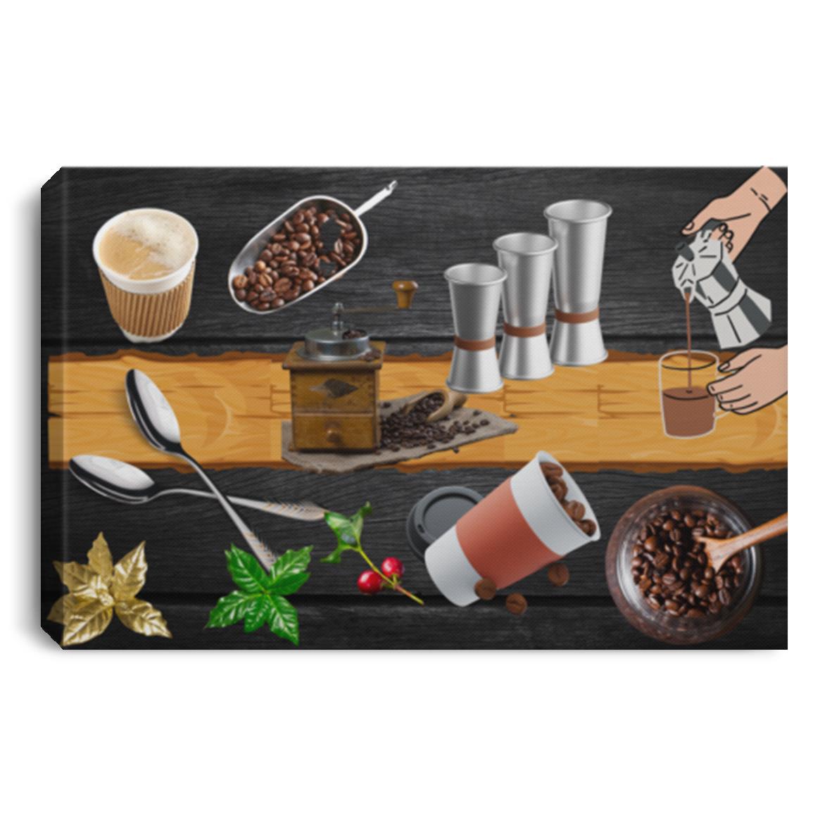 espresso coffee canvas