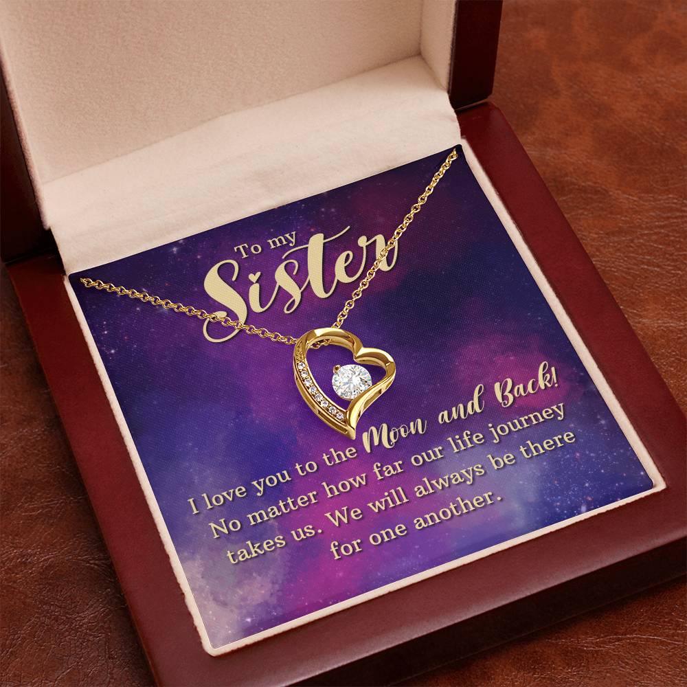 Forever Love Necklace, Sister gift, Gift for Sister, Sister necklace, best Sister gift, Sister gifts, Big sister, Christmas gift for Sister, Little sister, Sister Birthday Gift