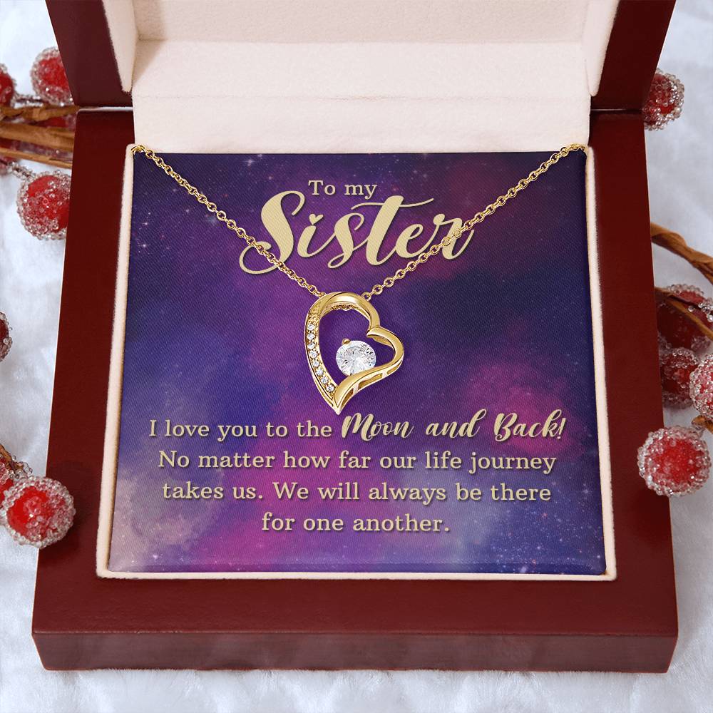 Forever Love Necklace, Sister gift, Gift for Sister, Sister necklace, best Sister gift, Sister gifts, Big sister, Christmas gift for Sister, Little sister, Sister Birthday Gift