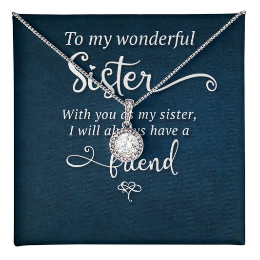 Eternal Hope Necklace, Sister gift, Gift for Sister, Sister necklace, best Sister gift, Sister gifts, Big sister, Christmas gift for Sister, Little sister, Sister Birthday Gift