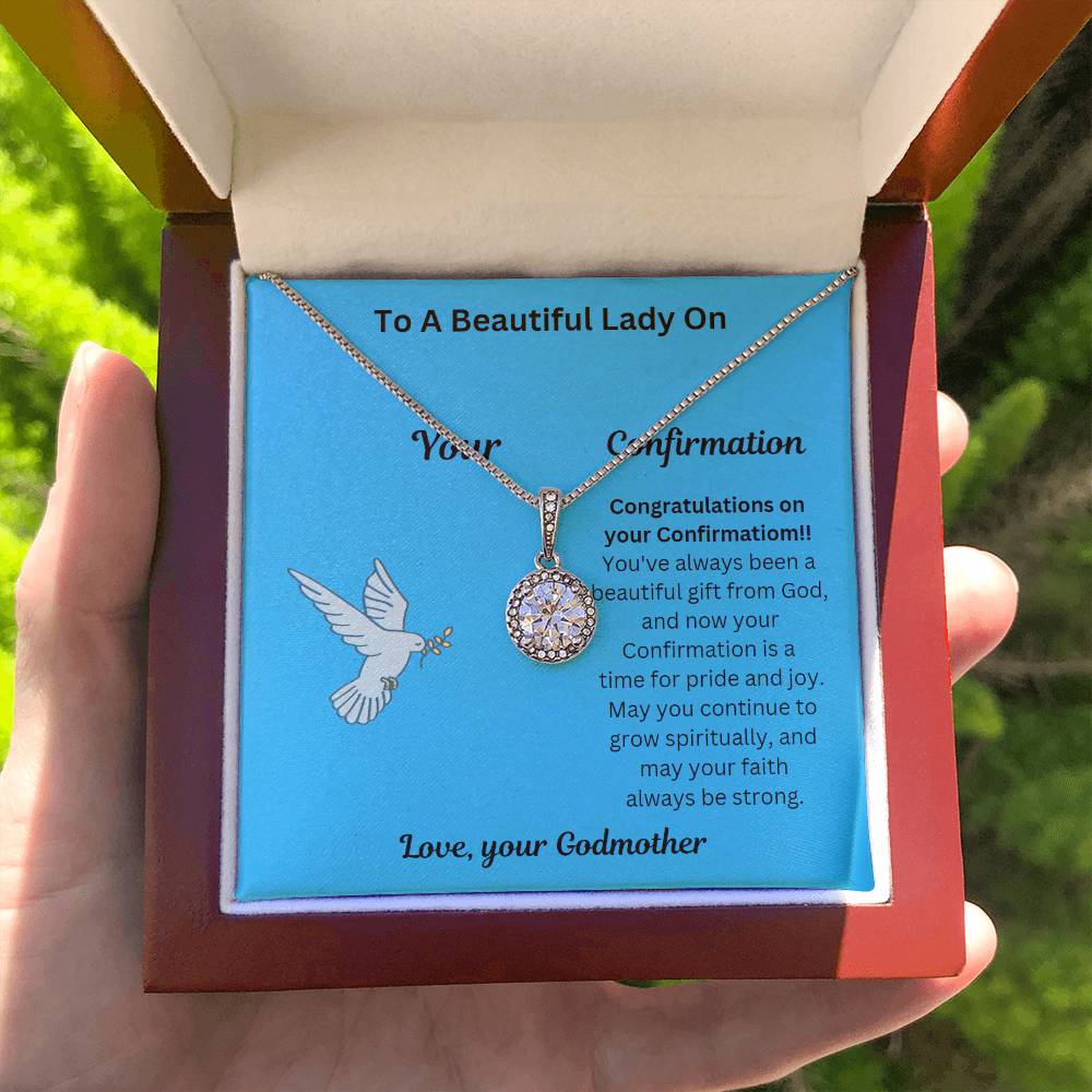 Revd Confirmation Gift from Godmother, Confirmation Gift for Girls, Gift from Godparent, Confirmation Necklace, Holy Confirmation for Girls, Confirmation Gift for Girls Catholic, Confirmation Cross Necklace