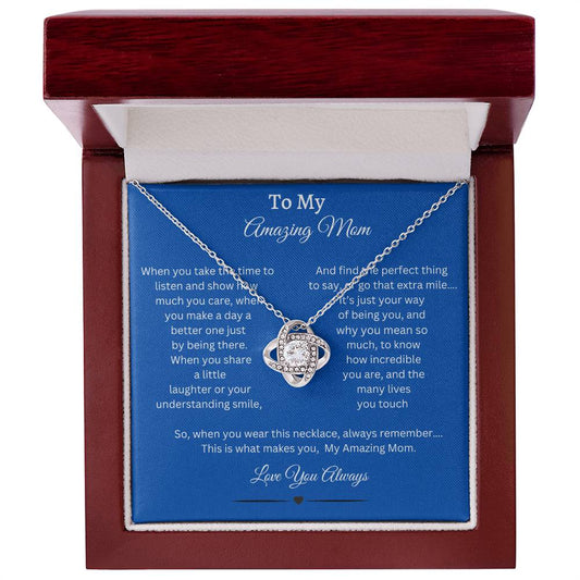 Revd To My Amazing Mom, Mom Gift From Son, Mother's Day, Mom Gift From Daughter, Son To Mom Necklace, Daughter To Mom Necklace, Mother Gift From Son, Mother Gift From Daughter, Mom Birthday Gift From Son, Mom And Son Gift, From Son to Mom Just Because