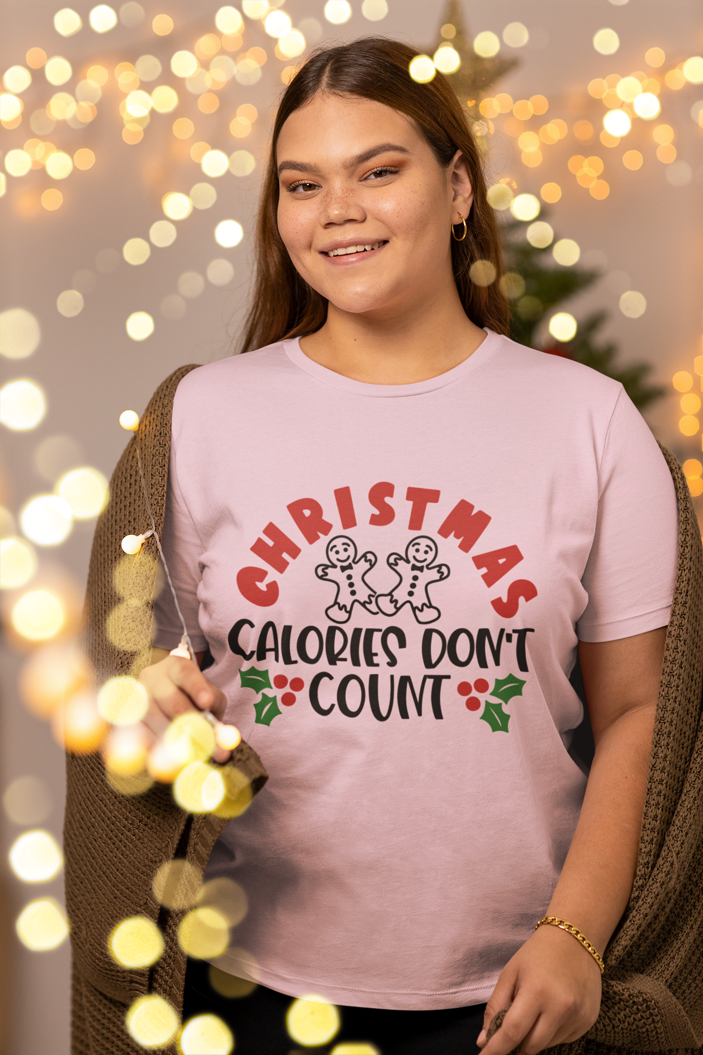 Christmas Calories Don't Count Unisex Garment-Dyed T-shirt