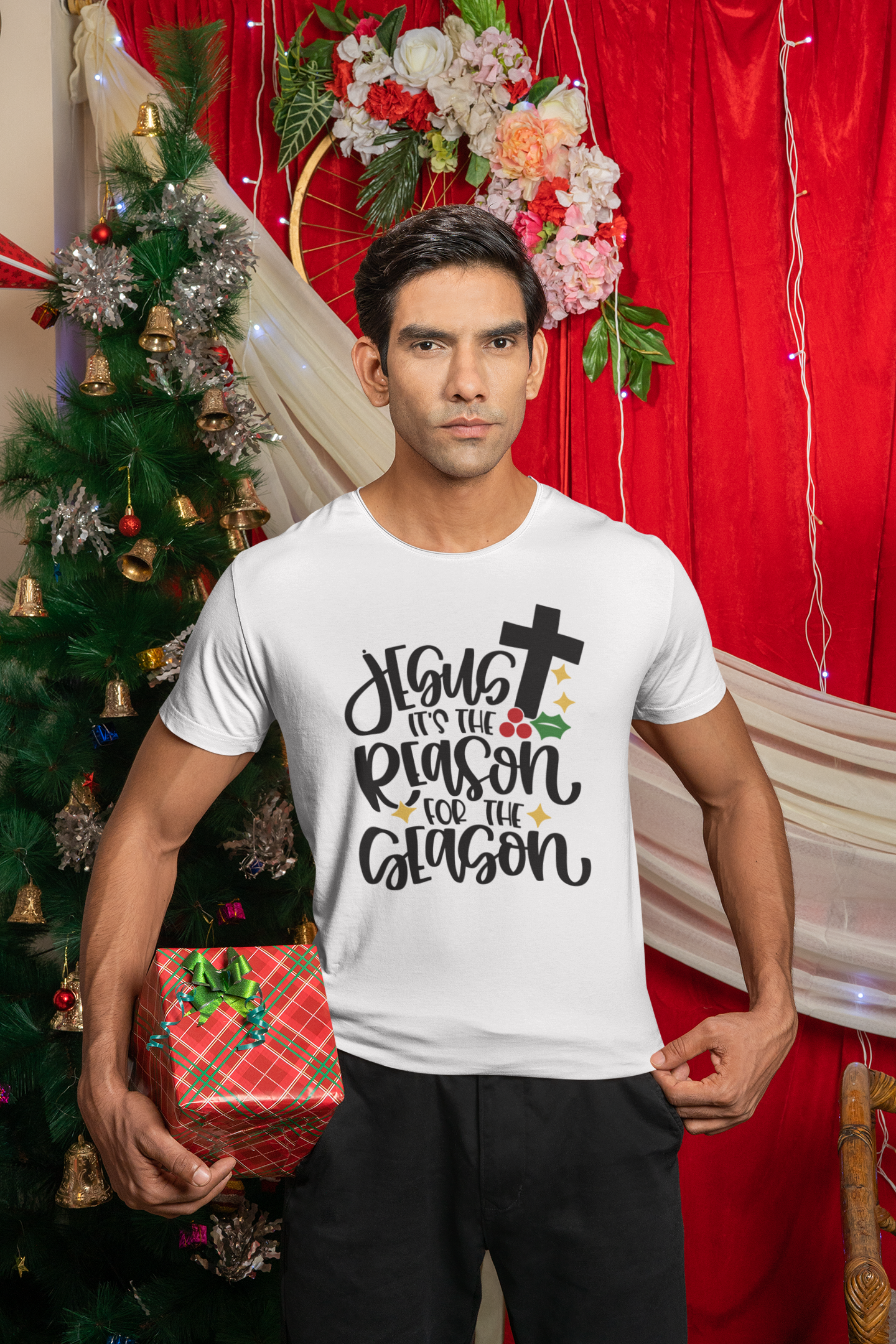 Jesus is the Reason for the Season T-Shirt, Christmas Christian Gift, Religious Christian Christmas Faith Shirt, Christmas Jesus Quotes