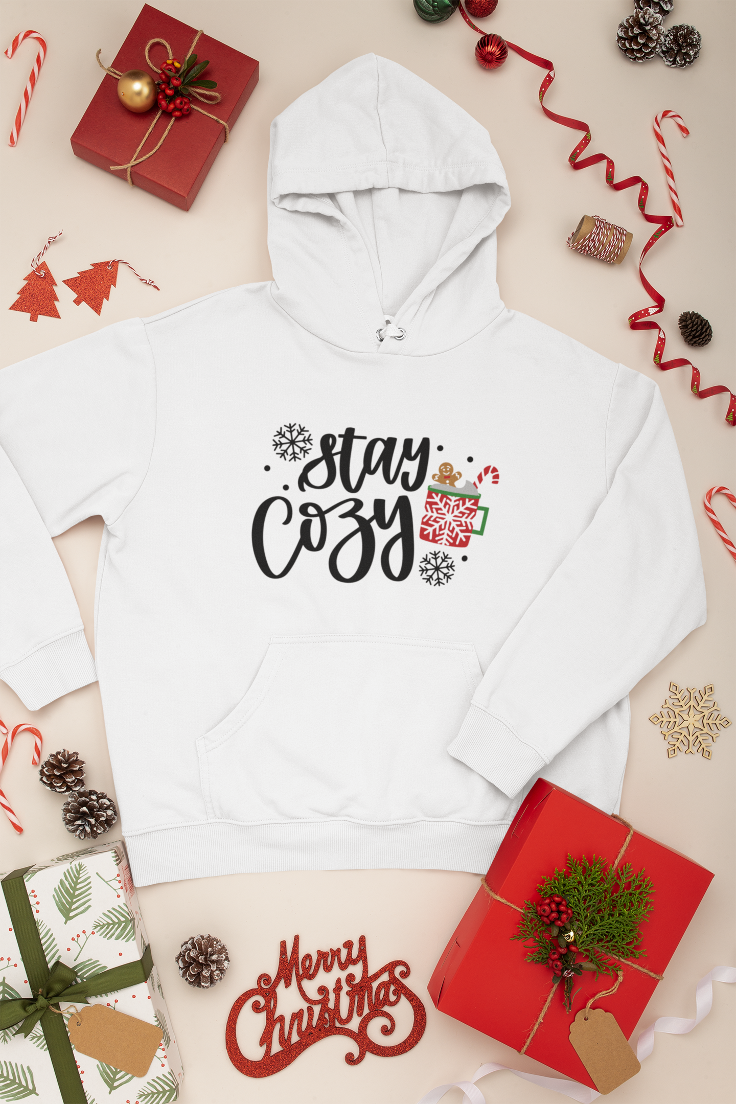 Stay Cozy Hoodie Sweatshirt, minimal Christmas Sweatshirt, cozy vibes sweatshirt, Stay Cozy, Winter Sweatshirt, Christmas Sweatshirt, Get Cozy Sweatshirt