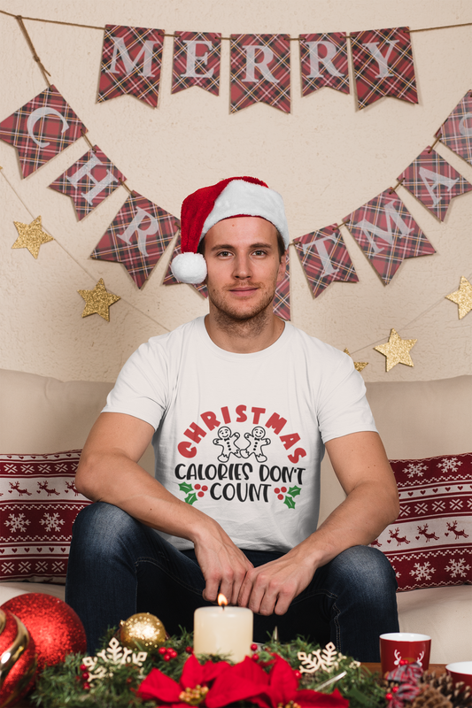 Christmas Calories Don't Count Unisex Garment-Dyed T-shirt