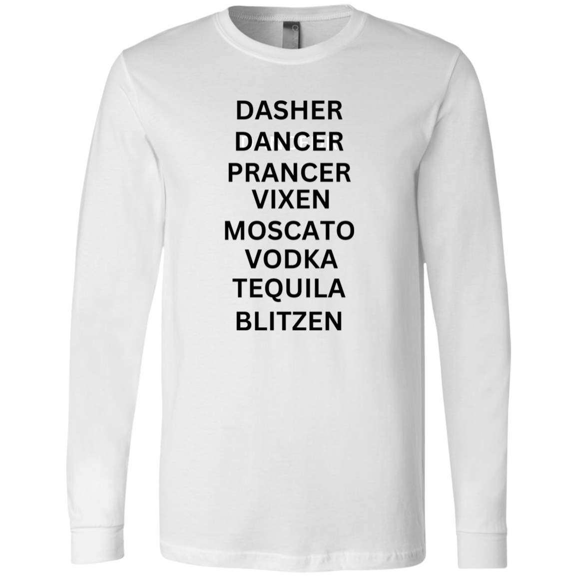 Dasher Dancer Unisex Jersey LS T-Shirt