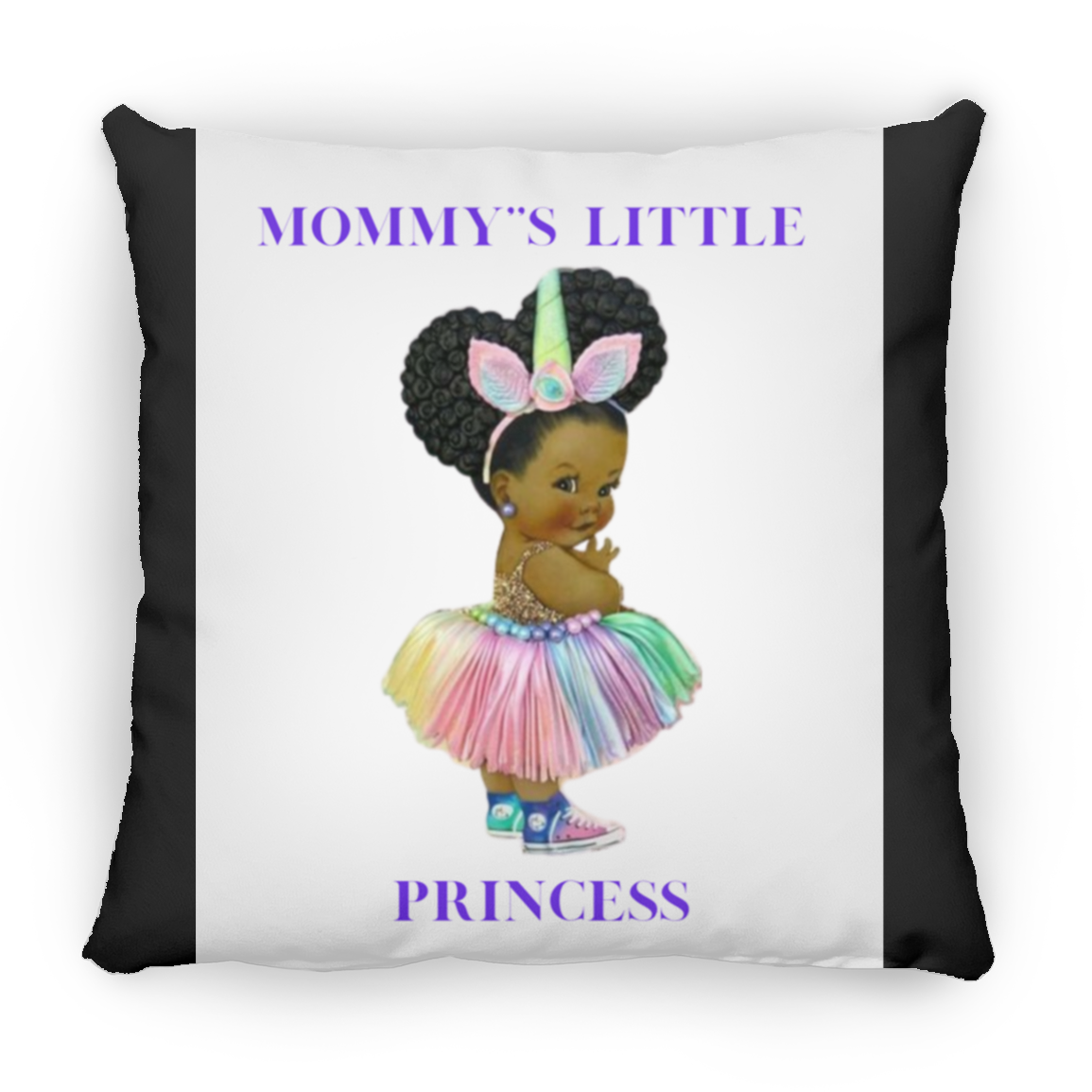 Mommy's Little Princess Large Square Pillow