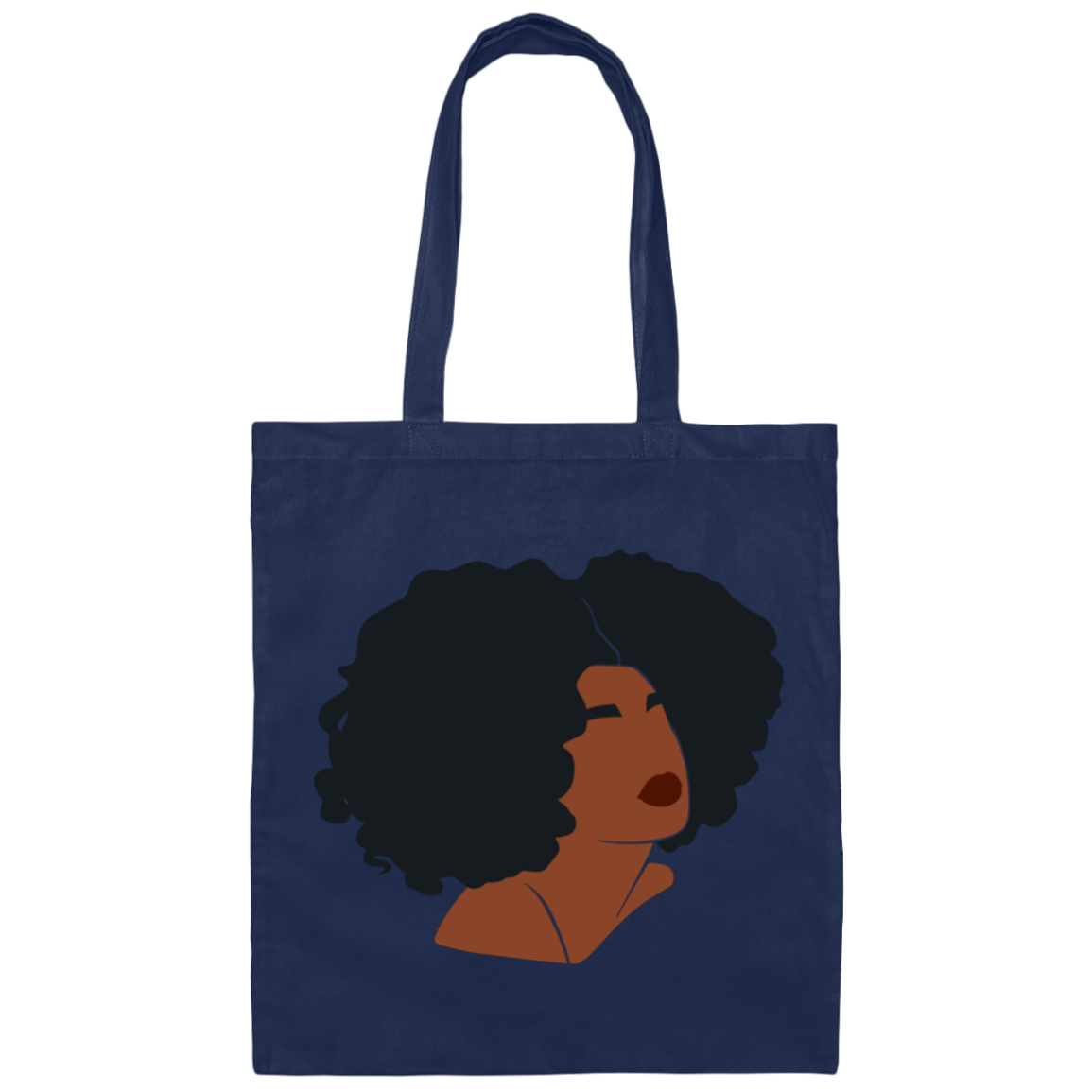 Black Woman Canvas Tote Bag