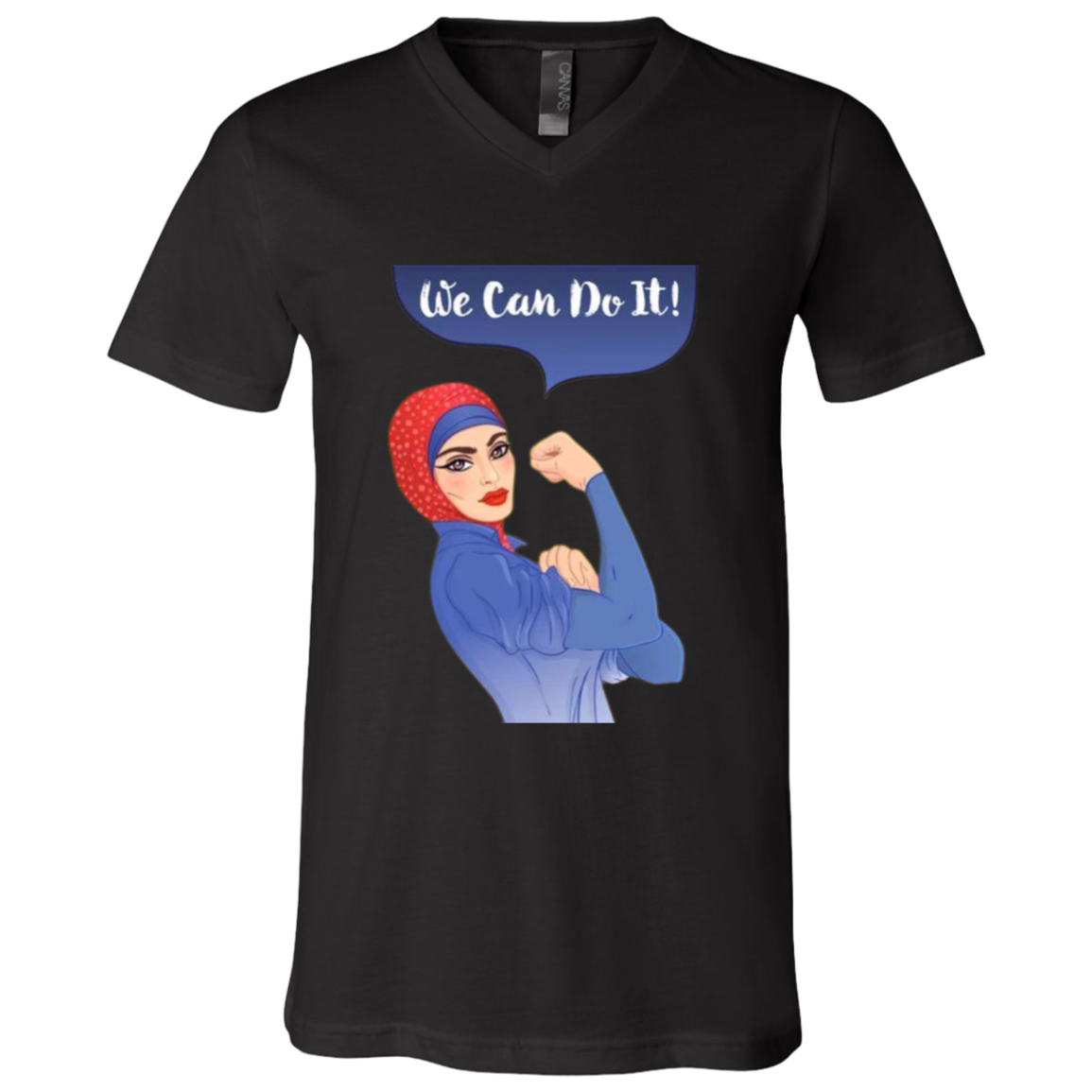 We Can Do It Unisex Jersey SS V-Neck T-Shirt