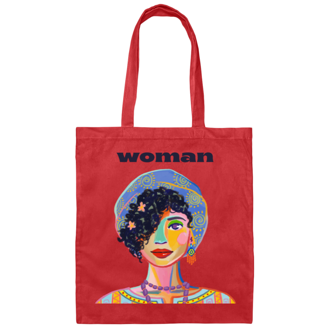 Woman Canvas Tote Bag