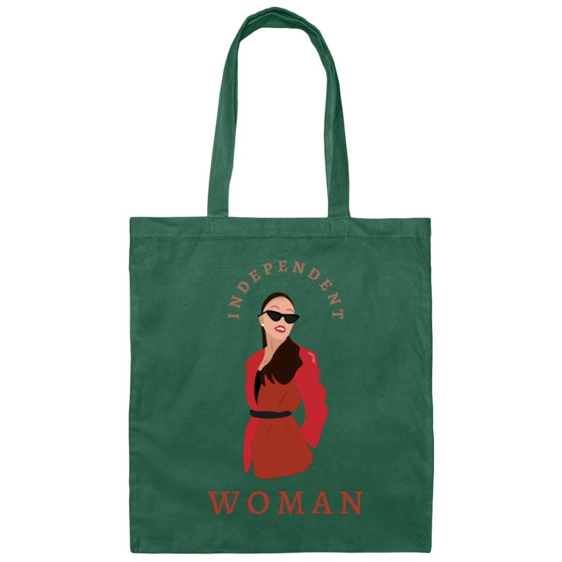 Independent Woman Canvas Tote Bag