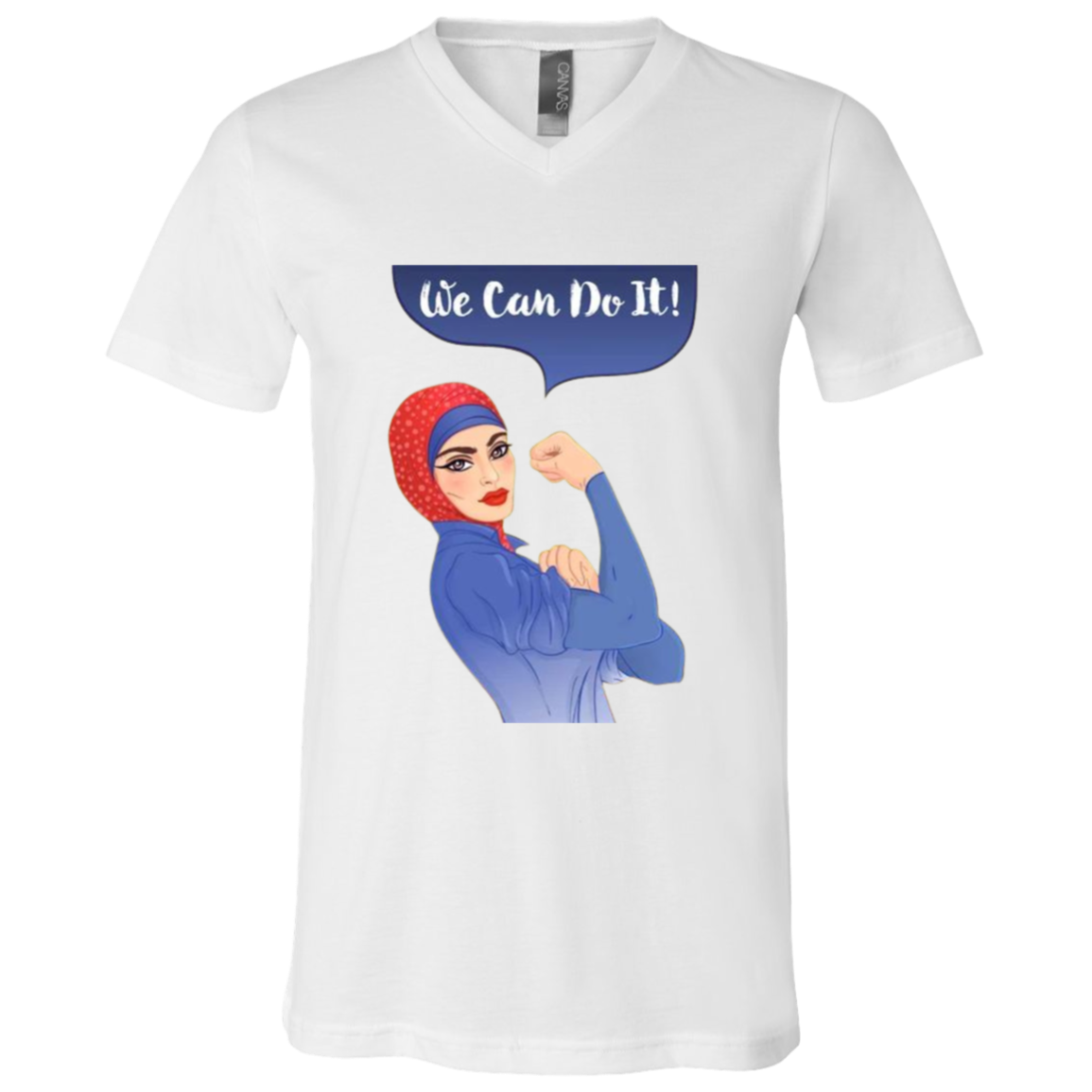 We Can Do It Unisex Jersey SS V-Neck T-Shirt