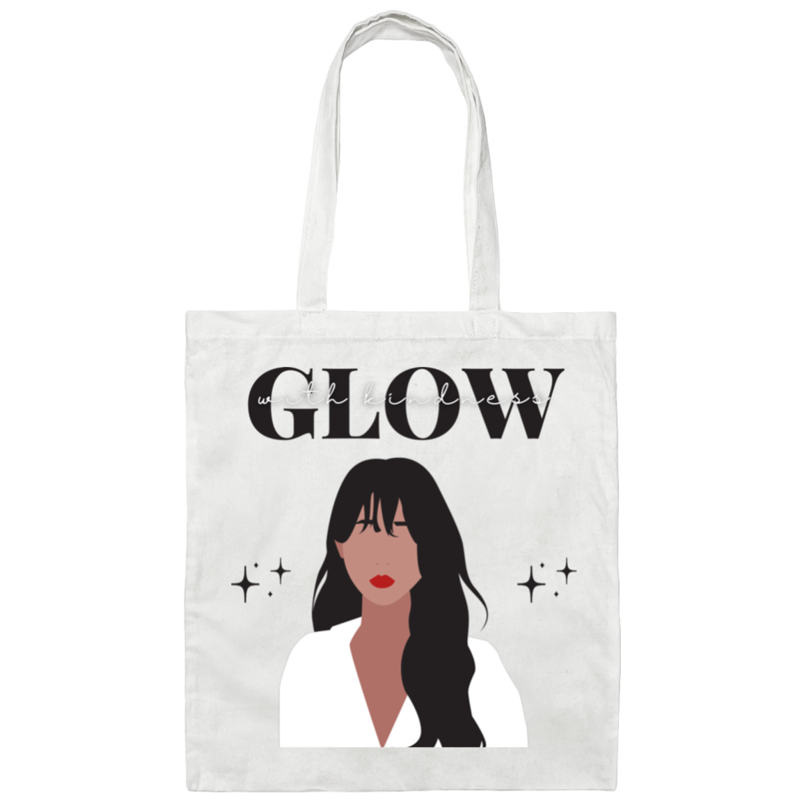 Glow With Kindness Canvas Tote Bag