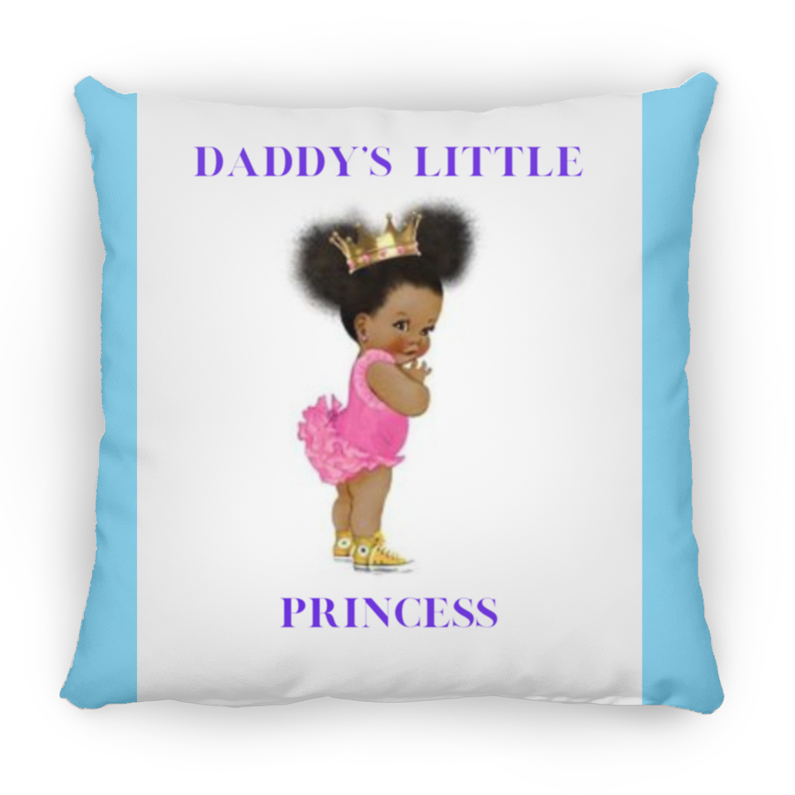 Daddy's Little Girl Large Square Pillow