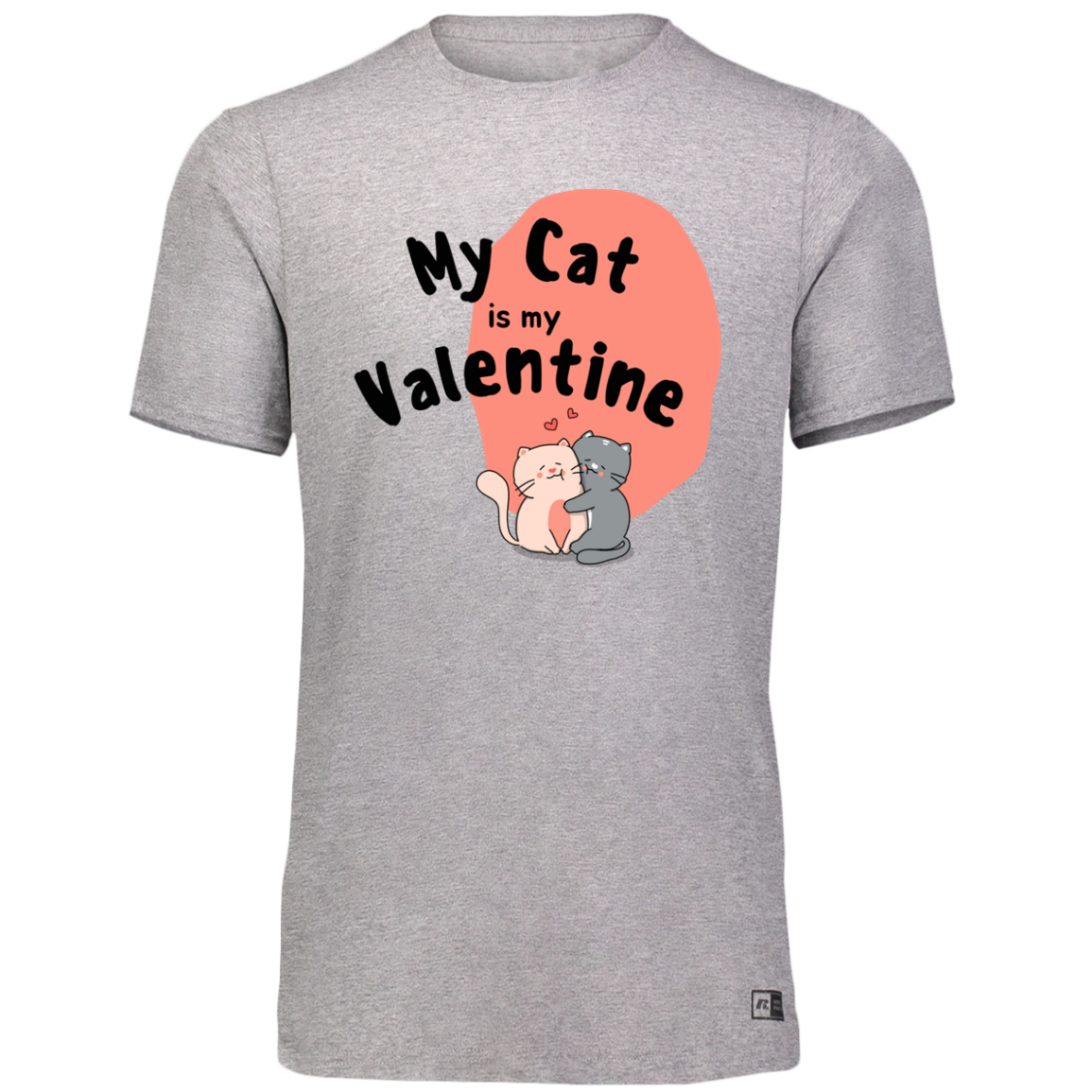 Women's Dri-Power Tee--My Cat is My Valentine