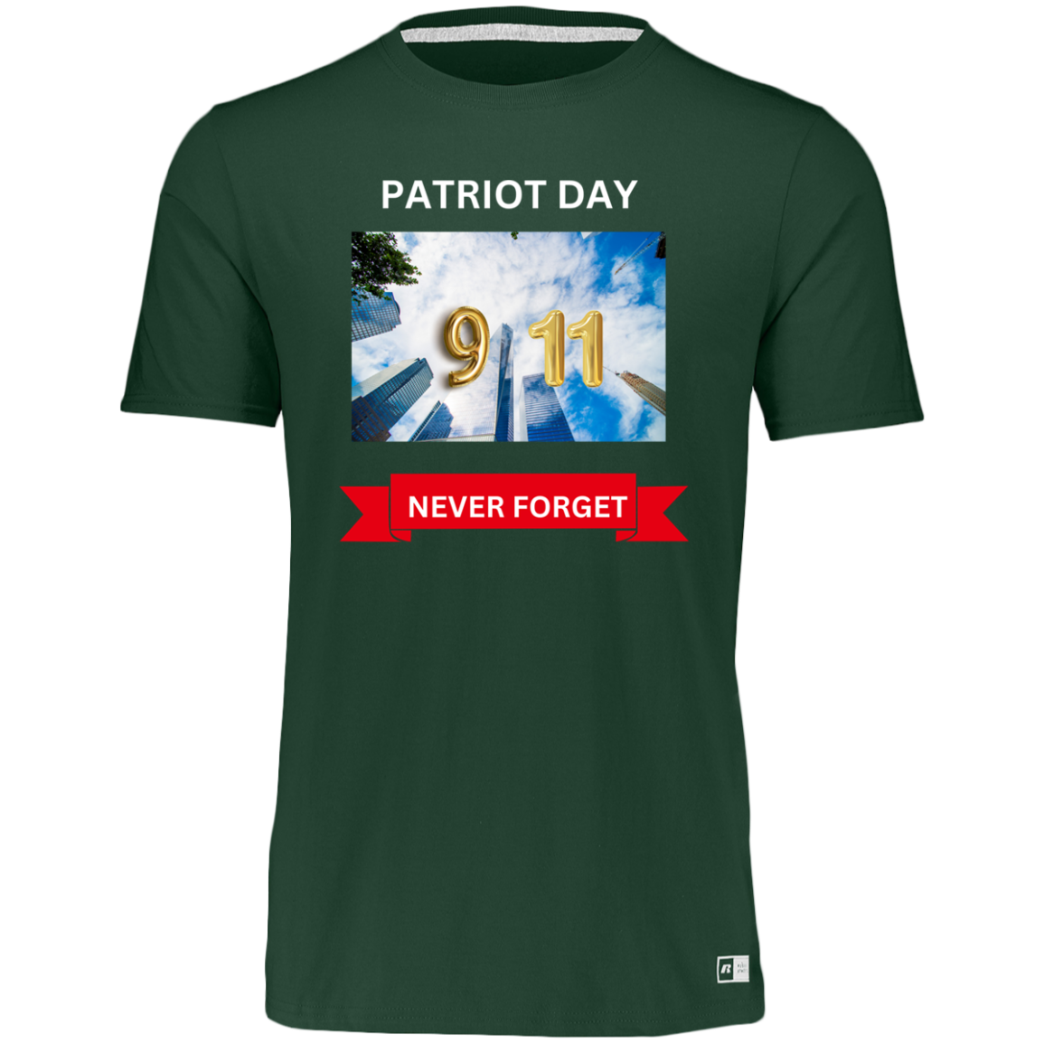 Unisex Dri-Power Tee--Patriot Day-Never Forget