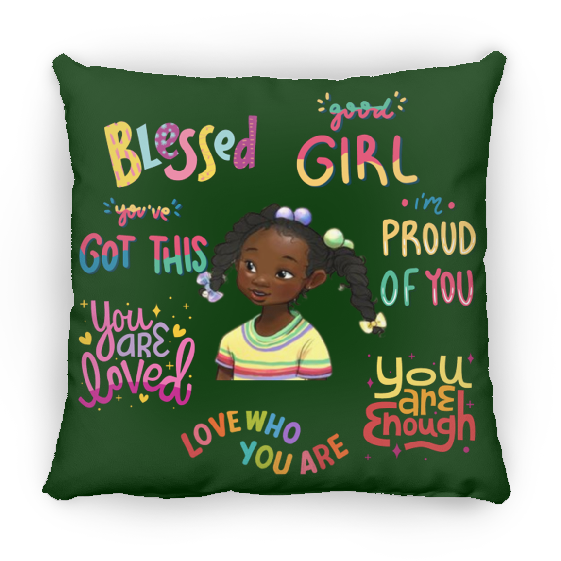 Blessed. Large Square Pillow