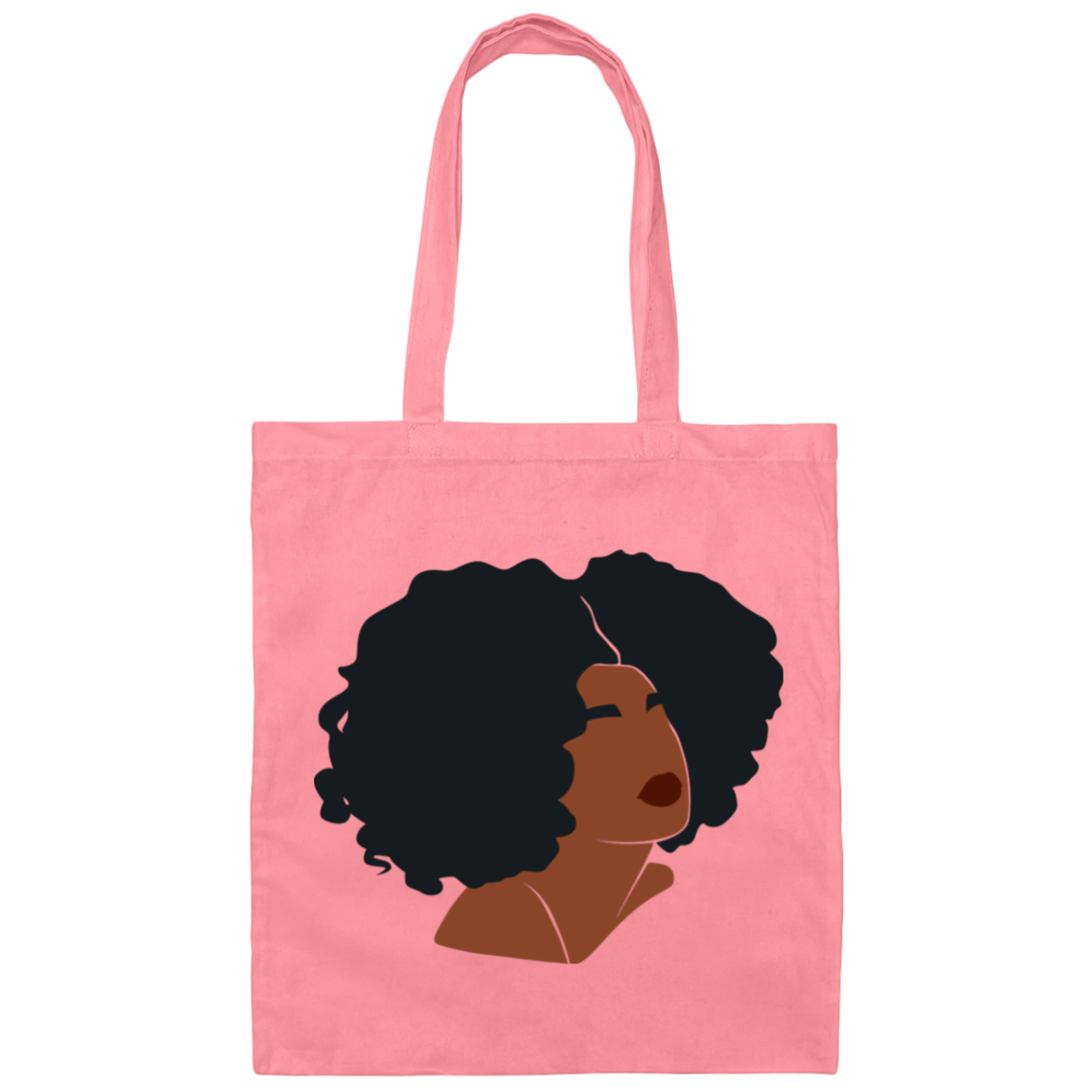 Black Woman Canvas Tote Bag