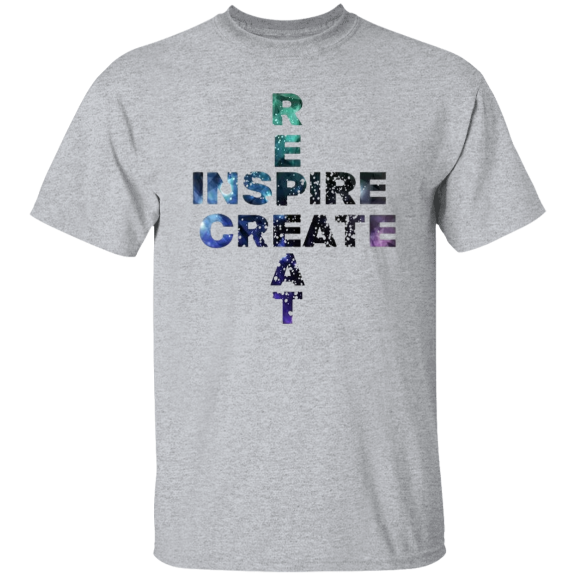 Inspire Create Repeat 5.3 oz. T-Shirt