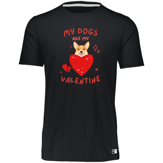 Women's Dri-Power Tee-- My Dogs Are My Valentine