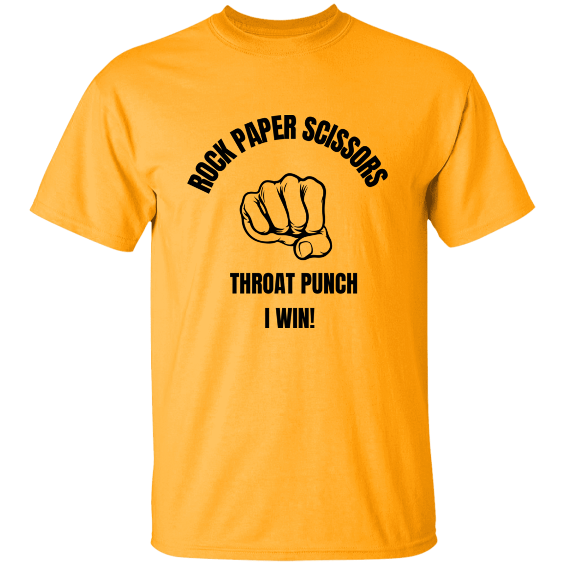 Rock Paper Scissors 5.3 oz. T-Shirt, , Funny Novelty T-Shirt, Unisex T-Shirt, T-Shirt For Women, T-Shirt For Men