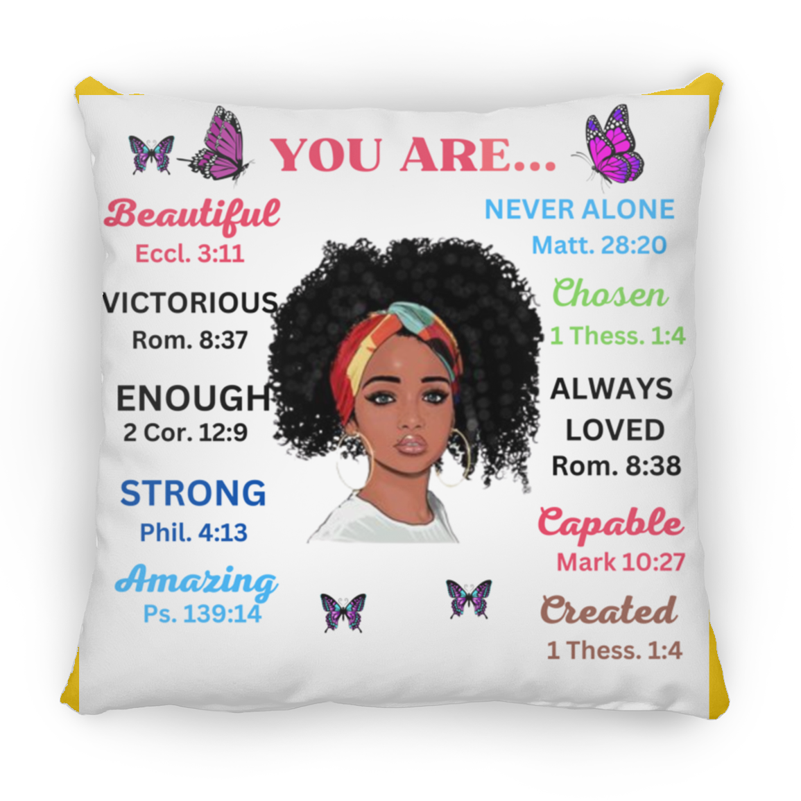 You Are... Large Square Pillow