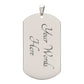 Thank You For Being A Best Husband, I Love You --Dog Tag