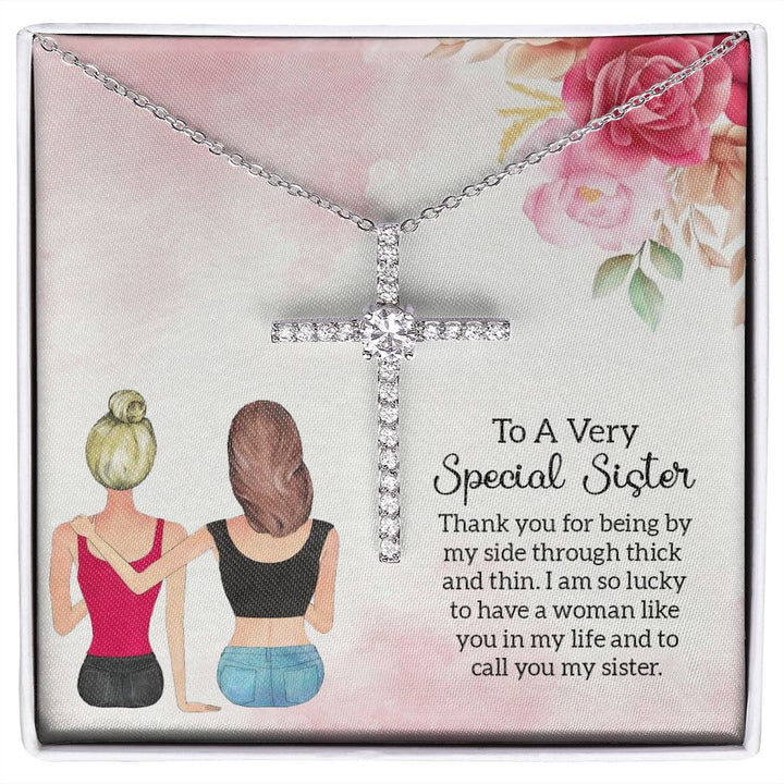 Christening Cross for Girls made of 14K Pink Gold with Cubic Zirconia |  OramaWorld.com