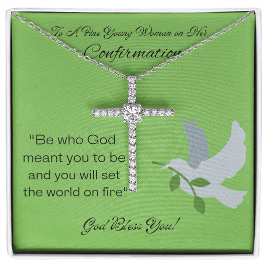 Holy Confirmation Gift, Confirmation Gift, Gift from Godparent, Gift from Parents, Confirmation Necklace, Gift for Him, Gift for Her, Baptism Gift, First Communion, Faith, Christening, Confirmation, Cross Necklace