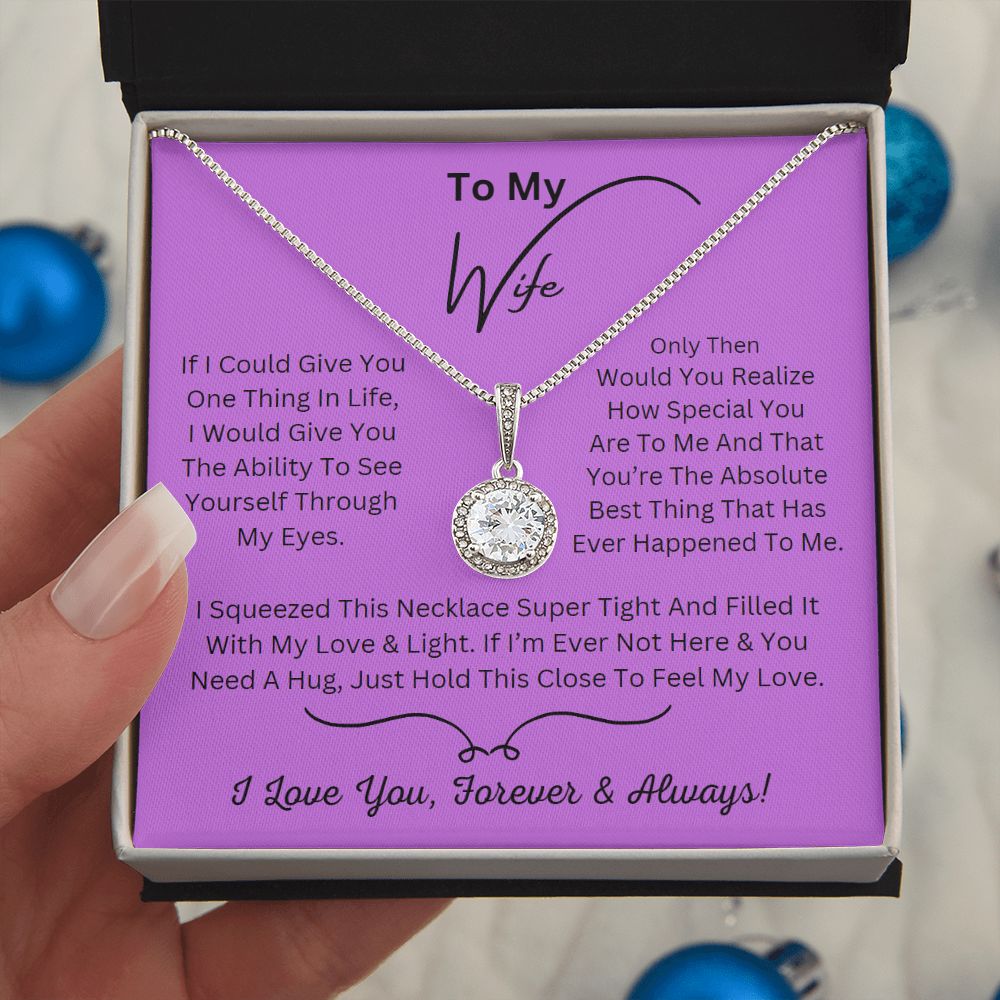 Eternal Hope Necklace, Wife Gift, Mother's Day Gift, Wife Necklace, Mother's Day Gift From Husband, Mother’s Day Gift From Spouse, Wife Birthday Gift, Just Because Gift to Wife, Birthday Gift, Anniversary Gift