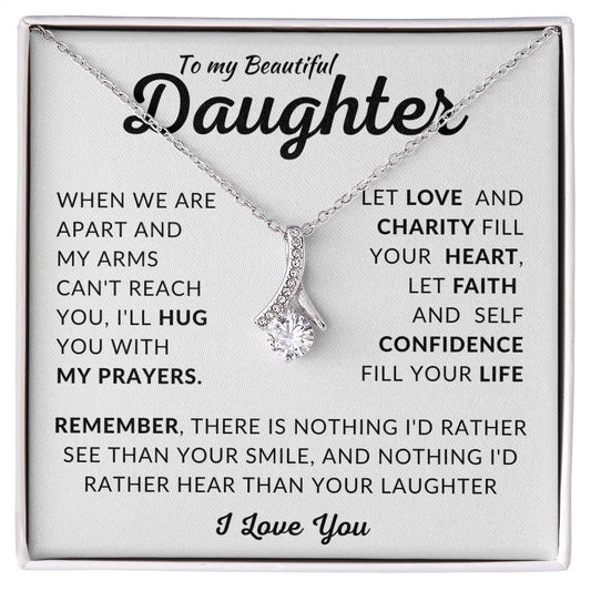To My Beautiful Daughter - Alluring Beauty Necklace