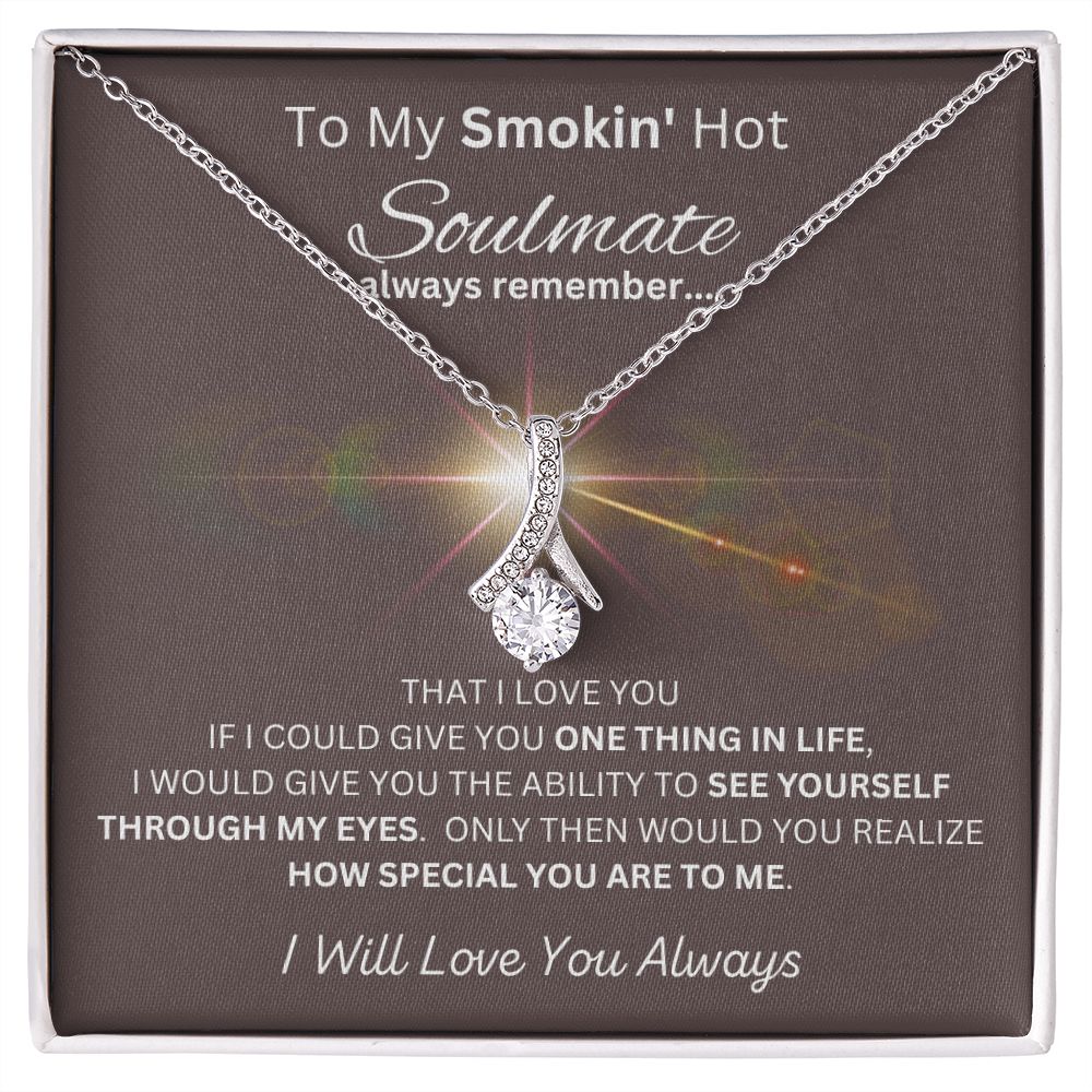 Necklace For Soulmate, Wife Gift, Mother's Day Gift, Soulmate Necklace,  Mother's Day Gift From Husband, Mother’s Day Gift From Spouse, Wife Birthday Gift, Soulmate Birthday Gift, Just Because Gift to Soulmate, Birthday Gift, Anniversary Gift