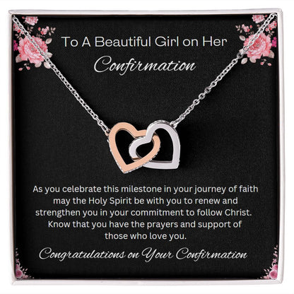 Confirmation Necklace, Christian Gift, Gift from Godparent, Gift from Parent, Gift Necklace, Baptism Gift, First Communion, Faith, Christening, Confirmation, Confirmation Gift for Girls Catholic, Holy Confirmation for Girls